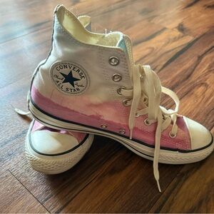 W’s 10 Converse / Chuck Taylor High-Tops - open road in pink, white, blue
